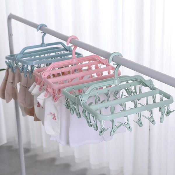 hangers & racks 1pcs 32 clips folding clothes dryer hanger children adults windproof socks underwear plastic household drying rack
hangers & racks 1pcs 32 clips folding clothes dryer hanger children adults windproof socks underwear plastic household drying rack