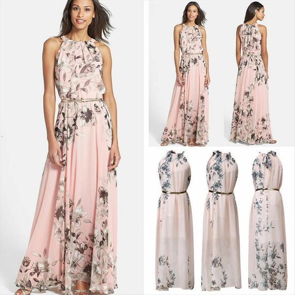 summer style fashion sleeveless chiffon women dress casual beach long floral party, Black;gray
summer style fashion sleeveless chiffon women dress casual beach long floral party, Black;gray