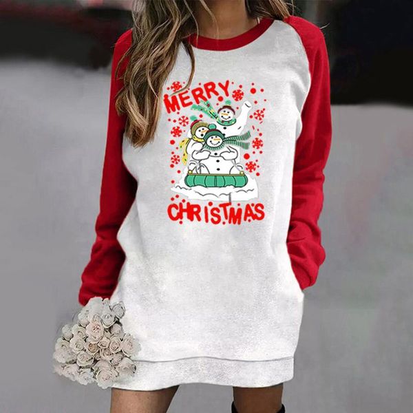 casual dresses christmas mini dress women warm long sleeve loose o-neck jumper winter autumn sweatshirt short femme, Black;gray
casual dresses christmas mini dress women warm long sleeve loose o-neck jumper winter autumn sweatshirt short femme, Black;gray