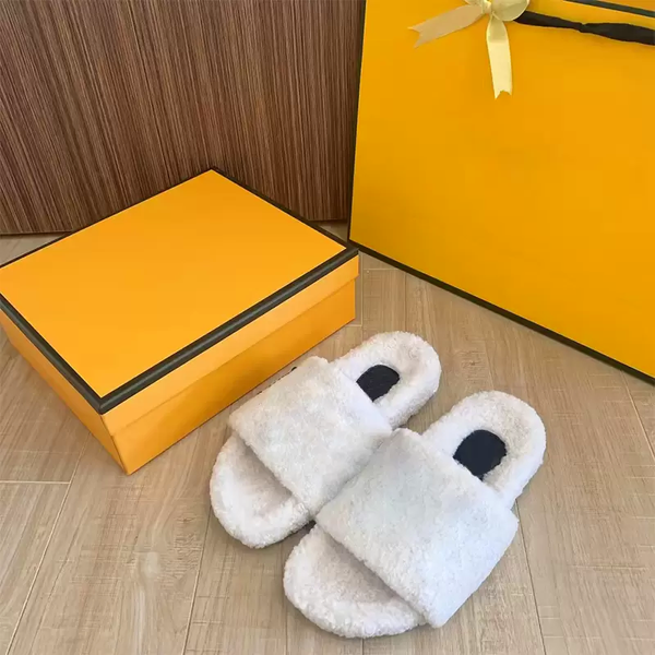womens slippers luxury designer wool flip-flops fluffy furry letter logo flats comfortable slipper, Black
womens slippers luxury designer wool flip-flops fluffy furry letter logo flats comfortable slipper, Black