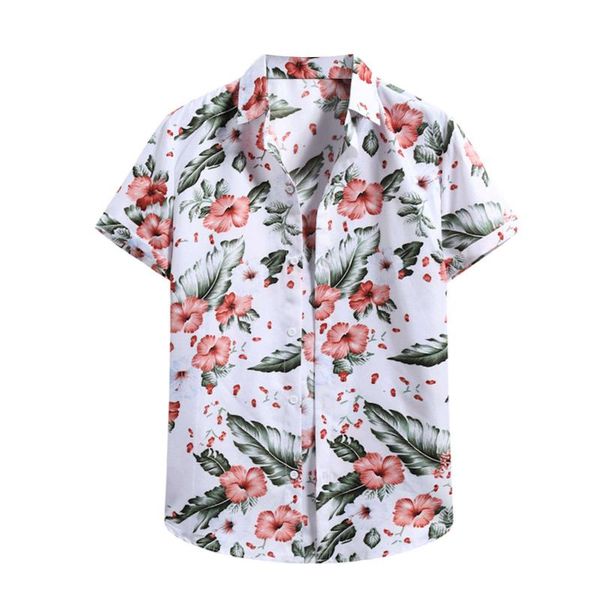 men's casual shirts 2021 summer shirt for men hawaiian beach flower turtleneck cardigan short sleeve clothes, White;black
men's casual shirts 2021 summer shirt for men hawaiian beach flower turtleneck cardigan short sleeve clothes, White;black