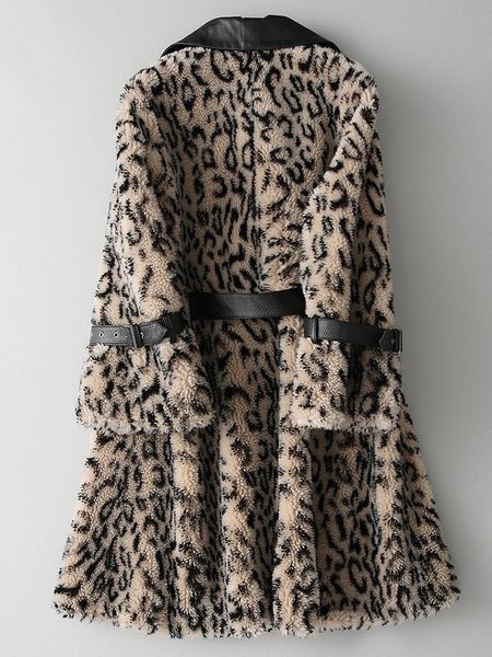 women's fur & faux lamb real coat female jacket 2021 autumn winter women 100% wool coats and jackets leopard my3522 s, Black
women's fur & faux lamb real coat female jacket 2021 autumn winter women 100% wool coats and jackets leopard my3522 s, Black