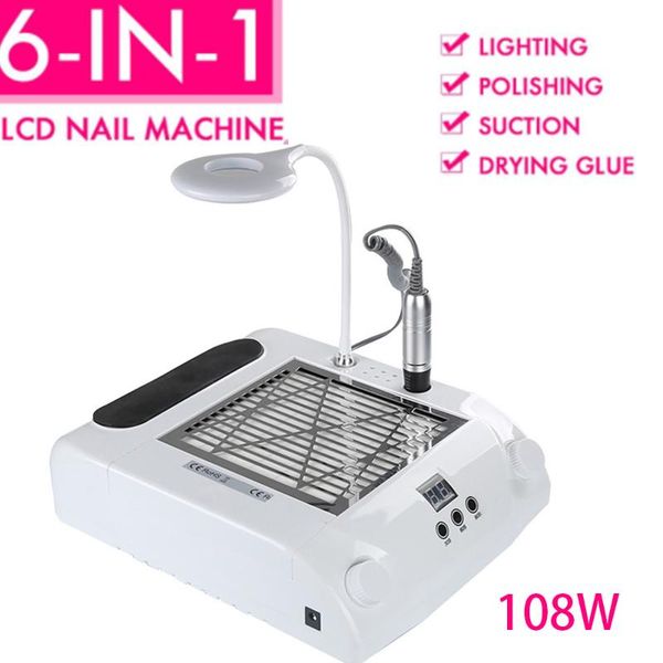 nail drill & accessories 108w electric machine 30000 rpm dust vacuum cleaner led lighting 54 uv lamp 6 in 1 file
nail drill & accessories 108w electric machine 30000 rpm dust vacuum cleaner led lighting 54 uv lamp 6 in 1 file