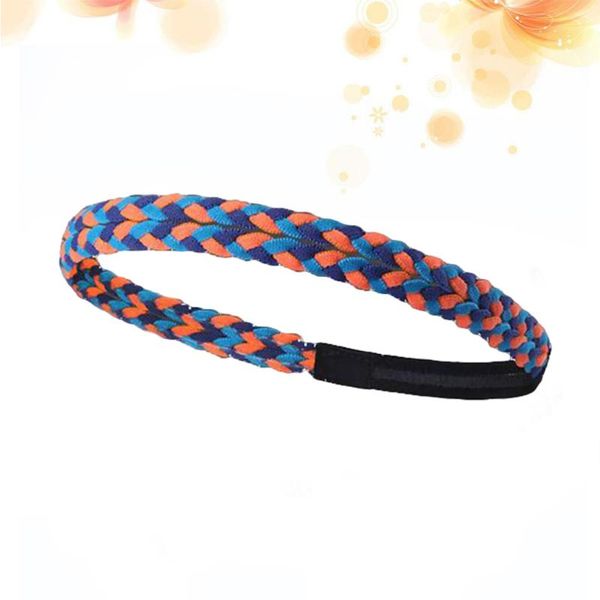 sports braid headband no hairband elastic single band silicone lined fitness sweatband (dark blue, blue and orange), Yellow;black
sports braid headband no hairband elastic single band silicone lined fitness sweatband (dark blue, blue and orange), Yellow;black