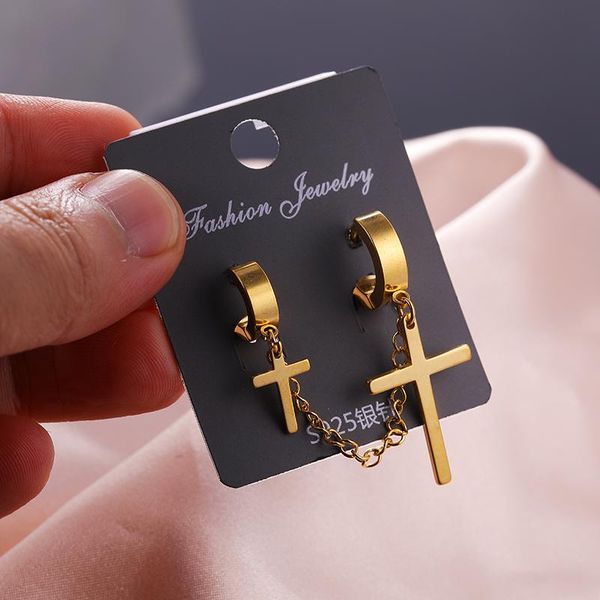 dangle & chandelier juwang 1 pcs vintage punk double hoop earrings for women men pendientes jewelry stainless steel cross pendant, Silver
dangle & chandelier juwang 1 pcs vintage punk double hoop earrings for women men pendientes jewelry stainless steel cross pendant, Silver