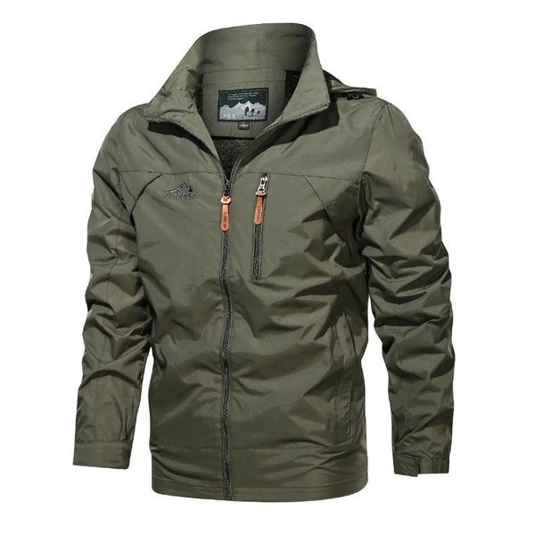 men's jackets mens outdoor hiking jacket climbing winderbreaker hooded breathable camping trekking soprtwear bomber military and coat, Black;brown
men's jackets mens outdoor hiking jacket climbing winderbreaker hooded breathable camping trekking soprtwear bomber military and coat, Black;brown