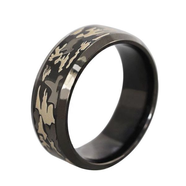 cluster rings military vintage punk three-color camouflage black ring titanium steel camo men jewelry anel masculino anelli, Golden;silver
cluster rings military vintage punk three-color camouflage black ring titanium steel camo men jewelry anel masculino anelli, Golden;silver