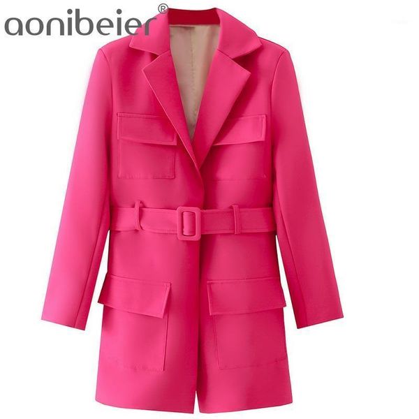 women's suits & blazers aonibeier pink office lady casual spring summer patch pockets wrist sleeve open front belted women long suit ja, White;black
women's suits & blazers aonibeier pink office lady casual spring summer patch pockets wrist sleeve open front belted women long suit ja, White;black