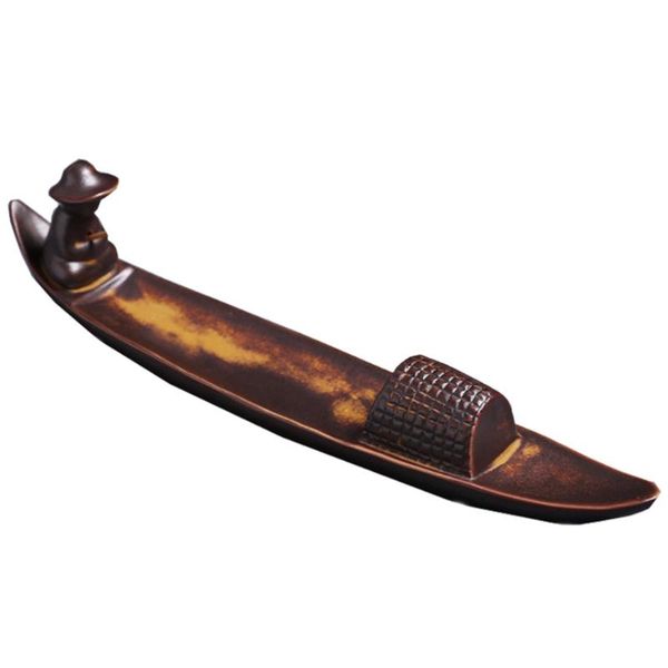 1pc classic stick incense holder boat burner vintage fisherman ornament fragrance lamps
1pc classic stick incense holder boat burner vintage fisherman ornament fragrance lamps