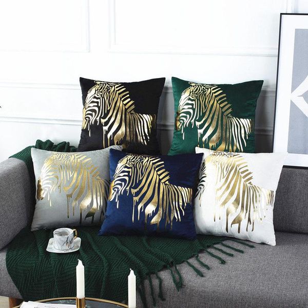 cushion/decorative pillow 45*45 polyester bronzing zebra pattern living room cushion cover pillowcase nordic home office decor 40750
cushion/decorative pillow 45*45 polyester bronzing zebra pattern living room cushion cover pillowcase nordic home office decor 40750