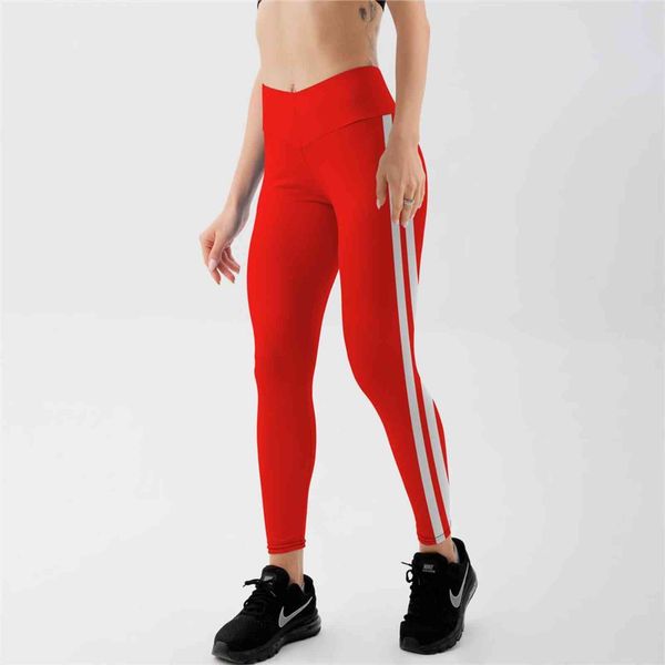 qickitout leggings arrival red with womens pants white stripes sides print spring autumn casual, Black;white
qickitout leggings arrival red with womens pants white stripes sides print spring autumn casual, Black;white