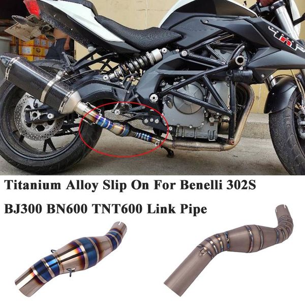 motorcycle exhaust system titanium alloy slip on for benelli 300 302s 600 bj300 bn600 tnt600 escape modify middle connection link pipe
motorcycle exhaust system titanium alloy slip on for benelli 300 302s 600 bj300 bn600 tnt600 escape modify middle connection link pipe