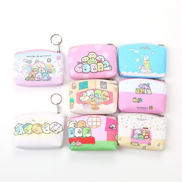 cartoon cute creative pu coin purse fashion key change bag mini children's small wallet, Red;black
cartoon cute creative pu coin purse fashion key change bag mini children's small wallet, Red;black