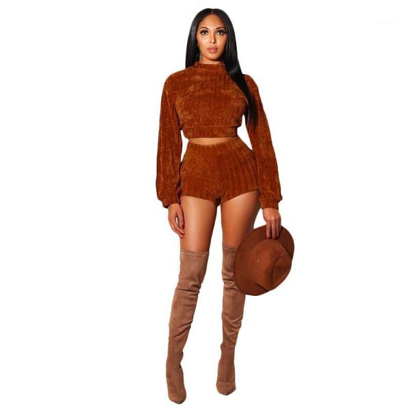 women's two piece pants fashion winter tracksuit for women 2021 arrival solid knitting long sleeve o-neck short and shorts casual set, White
women's two piece pants fashion winter tracksuit for women 2021 arrival solid knitting long sleeve o-neck short and shorts casual set, White