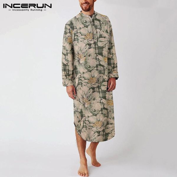 printed muslim caftan robes men long sleeve jubba thobe vintage pockets abaya islamic clothing stand collar robe 5xl ethnic, Red
printed muslim caftan robes men long sleeve jubba thobe vintage pockets abaya islamic clothing stand collar robe 5xl ethnic, Red