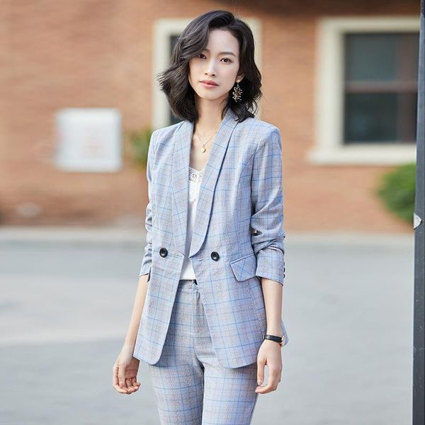 women's two piece pants england style women suit sets plaid notched collar single button jacket and tailored slim sashes ol elegant 2pc, White
women's two piece pants england style women suit sets plaid notched collar single button jacket and tailored slim sashes ol elegant 2pc, White