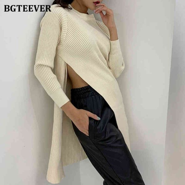 sweaters chic stylish women o-neck solid side split sweaters autumn winter full sleeve loose long knitted pullovers femme kdcq, White;black
sweaters chic stylish women o-neck solid side split sweaters autumn winter full sleeve loose long knitted pullovers femme kdcq, White;black