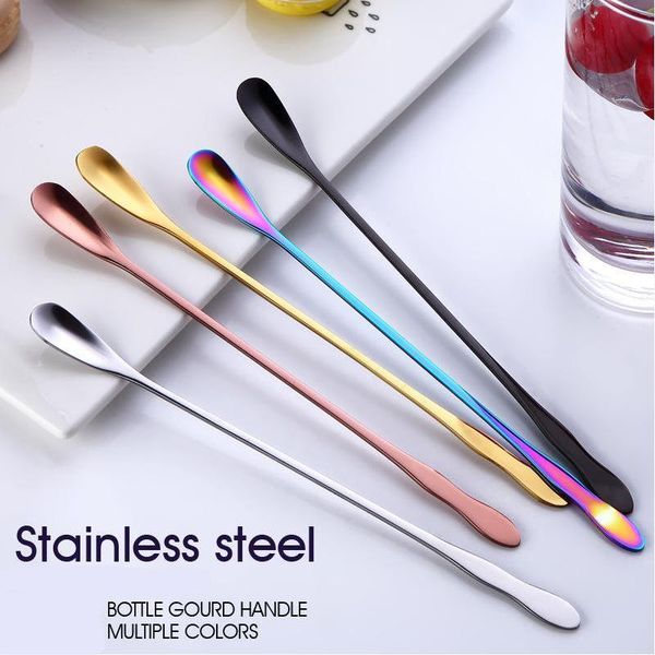 spoons stainless steel coffee spoon long handle colorful ice cream dessert tea for picnic drinkware tableware kitchen accessories
spoons stainless steel coffee spoon long handle colorful ice cream dessert tea for picnic drinkware tableware kitchen accessories