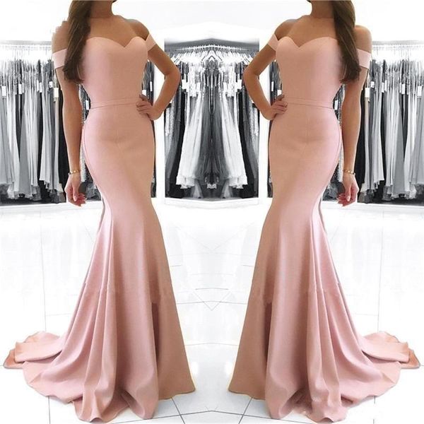 bridesmaid dress off shoulder mermaid dresses spandex long zipper back sweep train simple prom party vestidos de fiesta, White;pink
bridesmaid dress off shoulder mermaid dresses spandex long zipper back sweep train simple prom party vestidos de fiesta, White;pink