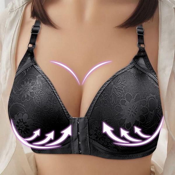 bras fashion spring push up bra plus size women underwear front buckle lingerie sport seamless, Red;black
bras fashion spring push up bra plus size women underwear front buckle lingerie sport seamless, Red;black