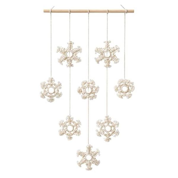 macrame wall hanging boho home decor snowflake po display ornaments christmas bedroom living room dorm office tapestries
macrame wall hanging boho home decor snowflake po display ornaments christmas bedroom living room dorm office tapestries