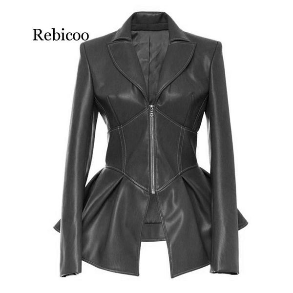 women's leather & faux fall winter jacket yellow green black long coat slim waist gothic biker outwear
women's leather & faux fall winter jacket yellow green black long coat slim waist gothic biker outwear
