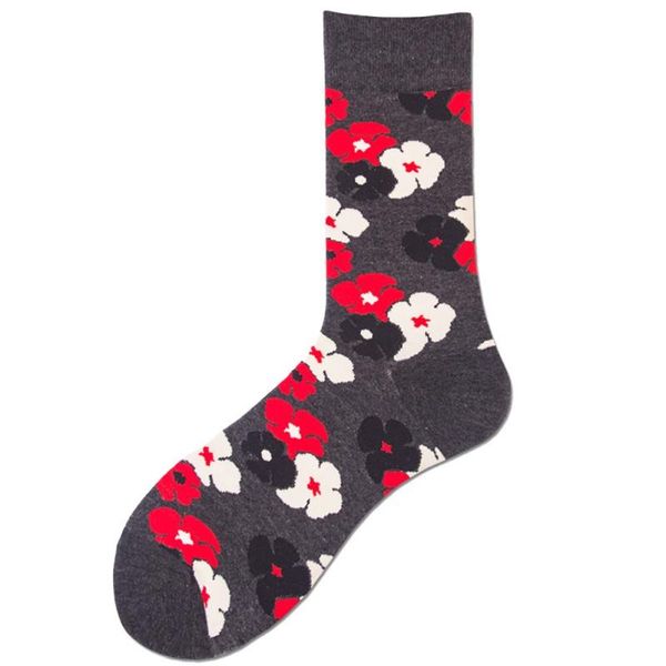 sports socks washable middle tube flowers leaves printed cotton blend stretch machine hosiery lovers, Black
sports socks washable middle tube flowers leaves printed cotton blend stretch machine hosiery lovers, Black