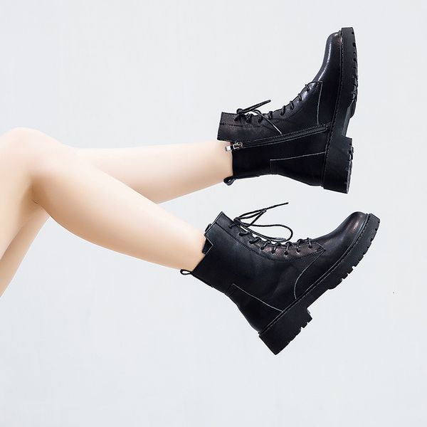 martin autumn and winter 2021 leisure fashion versatile short boots side zipper slim wear-ristant rubber soled women's, Black
martin autumn and winter 2021 leisure fashion versatile short boots side zipper slim wear-ristant rubber soled women's, Black