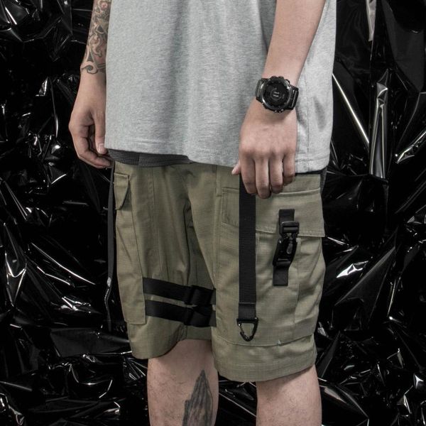 pupil travel tactical cargo shorts double wide side pockets with magnetic buckle techwear darkwear ninjawear streetwear men's, White;black
pupil travel tactical cargo shorts double wide side pockets with magnetic buckle techwear darkwear ninjawear streetwear men's, White;black