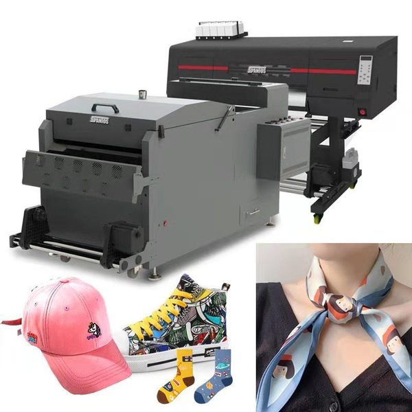 printers professional & senior dtf printing equipment manufacturer pet film printer with two i3200 heads for fabric tshirt