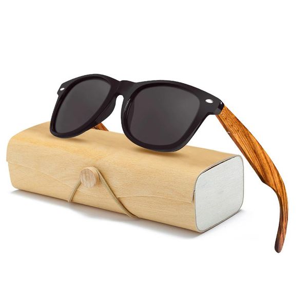sunglasses wood polarized cool style matte finish frame with wooden temple for men and women perfect gifts, White;black 
sunglasses wood polarized cool style matte finish frame with wooden temple for men and women perfect gifts, White;black