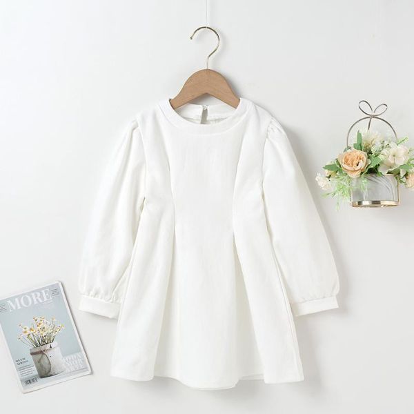 girl's dresses winter 2021 girls dress cute long sleeve o neck white solid streetwear vestidos 18m-6t, Red;yellow
girl's dresses winter 2021 girls dress cute long sleeve o neck white solid streetwear vestidos 18m-6t, Red;yellow