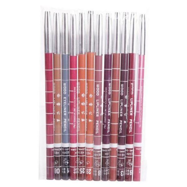 lip pencils 12pcs women's professional makeup lipliner waterproof liner pencil set long lasting smooth beauty tools kit qe
lip pencils 12pcs women's professional makeup lipliner waterproof liner pencil set long lasting smooth beauty tools kit qe