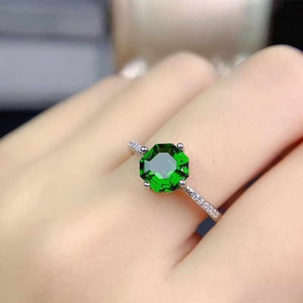 cluster rings natural diopside 2.5 ring 925 silver inlaid exquisite main stone 7*7mm emerald temperament ins korean jewelry, Golden;silver
cluster rings natural diopside 2.5 ring 925 silver inlaid exquisite main stone 7*7mm emerald temperament ins korean jewelry, Golden;silver