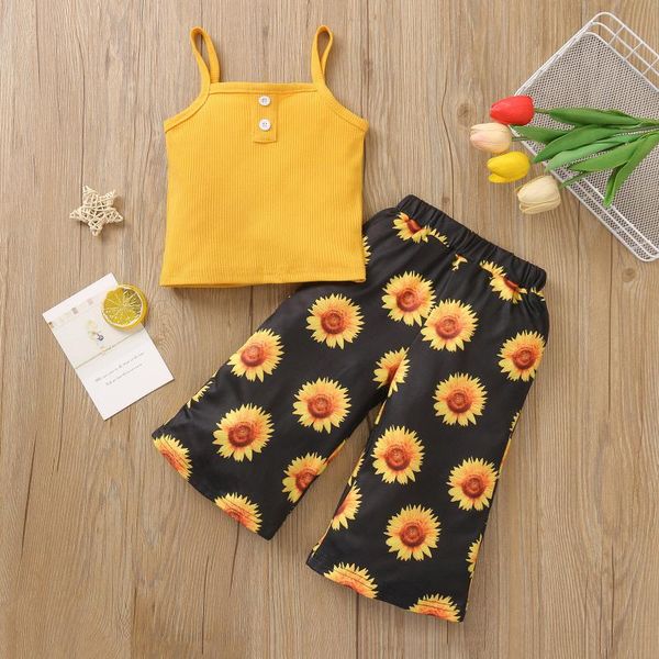 6m-4y yellow sunflower girls dress geometric pattern camisole clothes coat + trousers sweater knitwear clothing sets, White
6m-4y yellow sunflower girls dress geometric pattern camisole clothes coat + trousers sweater knitwear clothing sets, White