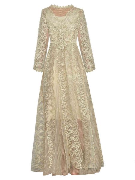 capris lace 2021 spring women tulle mesh embroidery ruffle deco long sleeve elegant party maxi xl, Black;gray
capris lace 2021 spring women tulle mesh embroidery ruffle deco long sleeve elegant party maxi xl, Black;gray