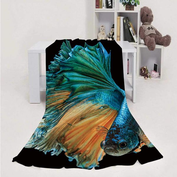 Betta Fish Thailand,House Flannel Throw Microfiber Blanket Siamese Fighting Fish 50''x60''(WxL)
Betta Fish Thailand,House Flannel Throw Microfiber Blanket Siamese Fighting Fish 50''x60''(WxL)