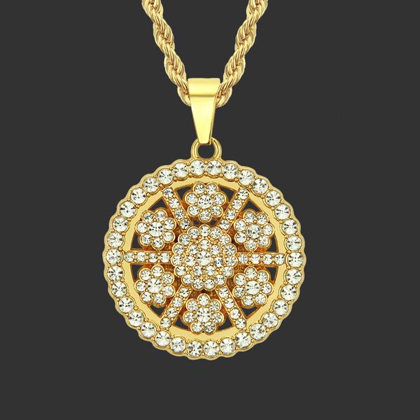 amulet neck pendants hiphop hip hop black jewelry diamond sunflower 18k electroplating pendant necklace, Silver
amulet neck pendants hiphop hip hop black jewelry diamond sunflower 18k electroplating pendant necklace, Silver