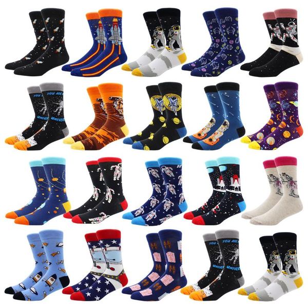men's socks wholesale women funny cotton spaceman painting crew outdoor sports running long tube casual dress men, Black
men's socks wholesale women funny cotton spaceman painting crew outdoor sports running long tube casual dress men, Black