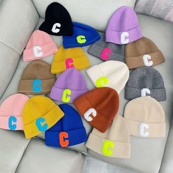 hat c letter knitted autumn and thickened wool female candy color simple warm couple ear protection cold, Blue;gray
hat c letter knitted autumn and thickened wool female candy color simple warm couple ear protection cold, Blue;gray