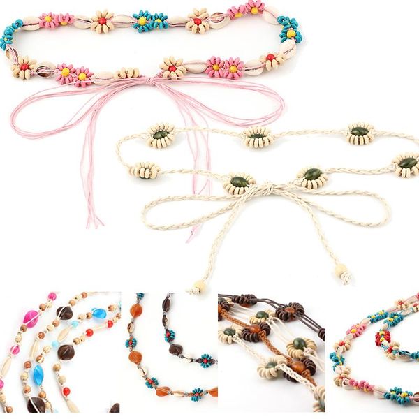 belts summer women dress waist chain conch flower weave decorate exquisite rope lady versatile beach holiday supplies, Black;brown
belts summer women dress waist chain conch flower weave decorate exquisite rope lady versatile beach holiday supplies, Black;brown