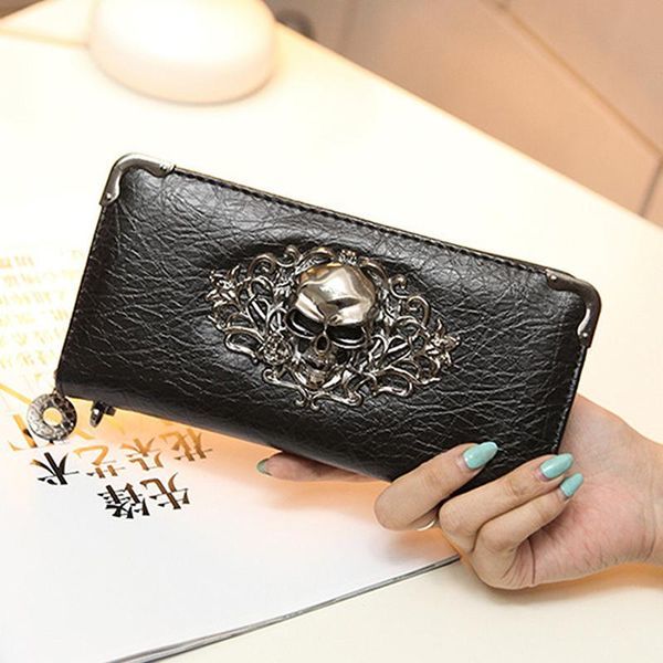 wallets skull purse fashion personality ladies long wallet punk men chain clutch mobile phone bag female wrist, Red;black
wallets skull purse fashion personality ladies long wallet punk men chain clutch mobile phone bag female wrist, Red;black