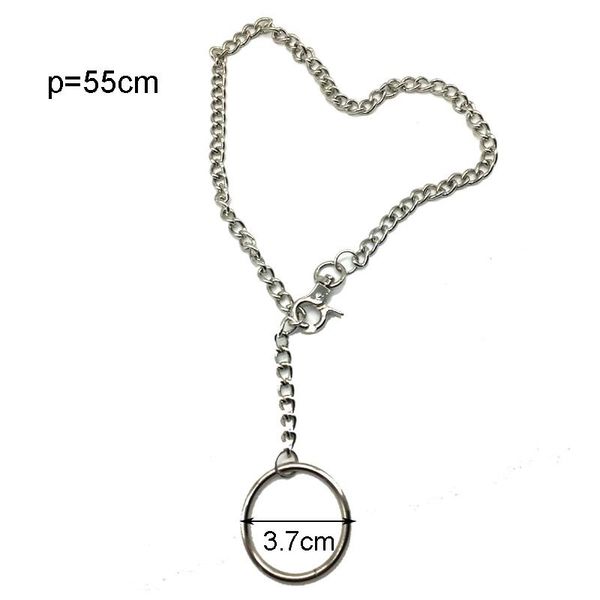 pendant necklaces men women metal chain choker necklace punk big o round adjustable, Silver
pendant necklaces men women metal chain choker necklace punk big o round adjustable, Silver