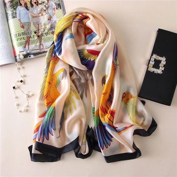 scarves women imitation silk scarf parrot print shawls office lady wraps female headscarf beach towel beautiful gift 90x180cm, Blue;gray
scarves women imitation silk scarf parrot print shawls office lady wraps female headscarf beach towel beautiful gift 90x180cm, Blue;gray