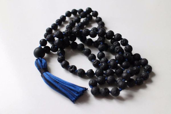 pendant necklaces 108 mala beads necklace lava stone hand knotted tassel yoga meditation jewelry prayer, Silver
pendant necklaces 108 mala beads necklace lava stone hand knotted tassel yoga meditation jewelry prayer, Silver
