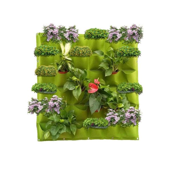 planters & pots 36 pockets green grow bags planter vertical garden vegetable living bag seedling wall hanging plant growing
planters & pots 36 pockets green grow bags planter vertical garden vegetable living bag seedling wall hanging plant growing