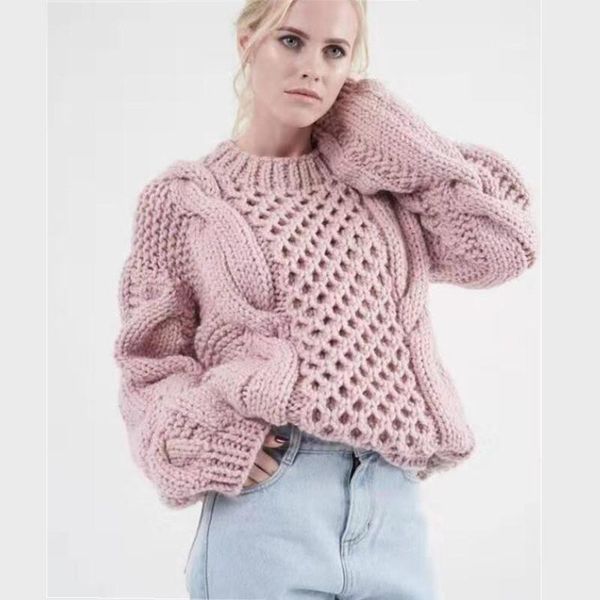 loose winter pullover sweater lantern sleeve fashion clothing women o-neck lady european women's sweaters, White;black
loose winter pullover sweater lantern sleeve fashion clothing women o-neck lady european women's sweaters, White;black