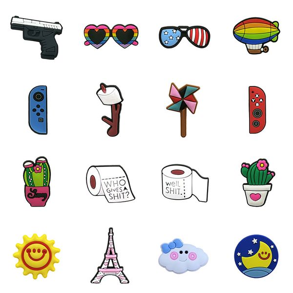 plastic buttons game controller sunglasses croc charms soft pvc shoe charm accessories decorations custom jibz for clog shoes childrens gift, White;pink
plastic buttons game controller sunglasses croc charms soft pvc shoe charm accessories decorations custom jibz for clog shoes childrens gift, White;pink