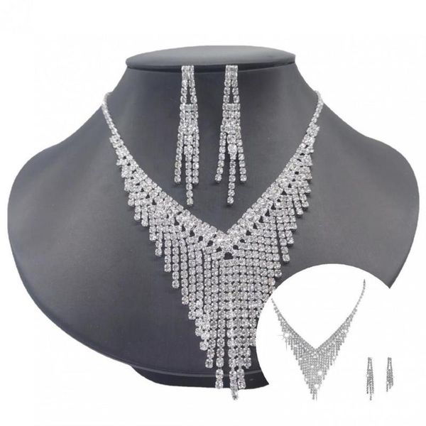 earrings & necklace accessory 1 set trendy lightweight tassels skin-friendly women hollow out for cosplay, Silver
earrings & necklace accessory 1 set trendy lightweight tassels skin-friendly women hollow out for cosplay, Silver