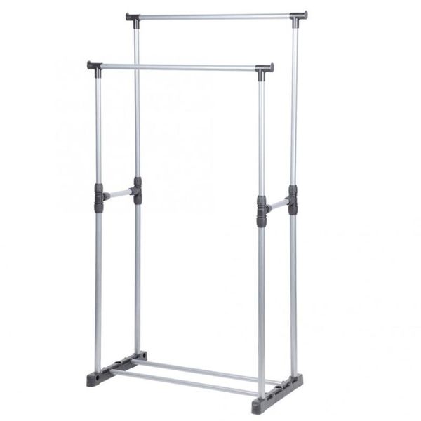 laundry bags clothes drying rack hanger double rod garment balcony hanging stand for home use
laundry bags clothes drying rack hanger double rod garment balcony hanging stand for home use